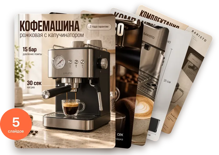 Пакет «Карусель»: кофемашина