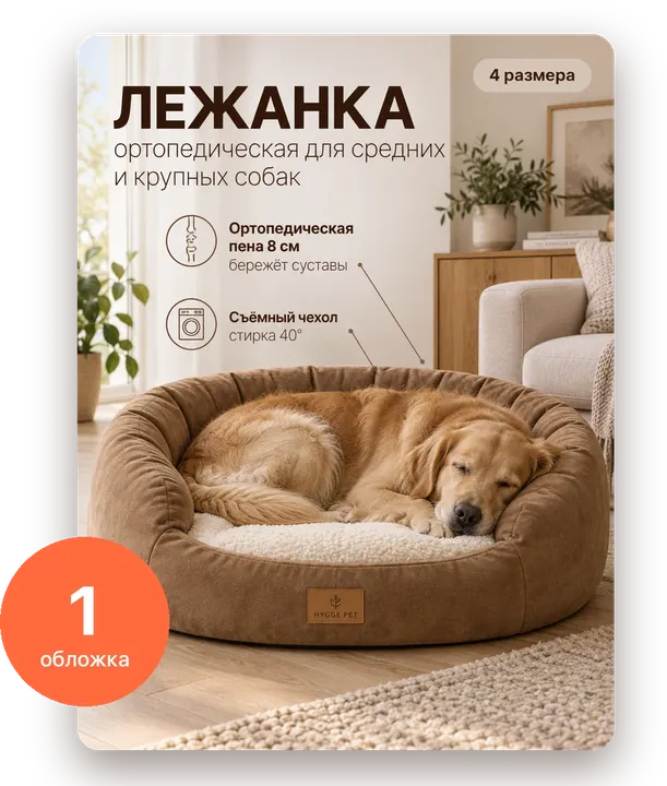 Пакет «Обложка»: ортопедическая лежанка