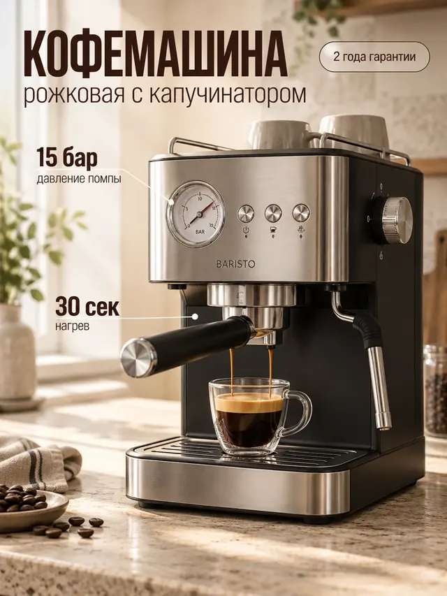 Кофемашина: слайд 1 из 5