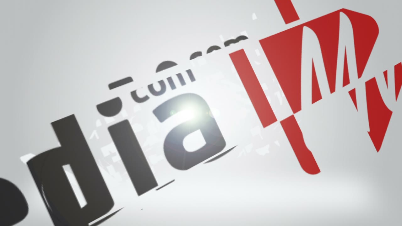 Media.com — кадр анимации логотипа