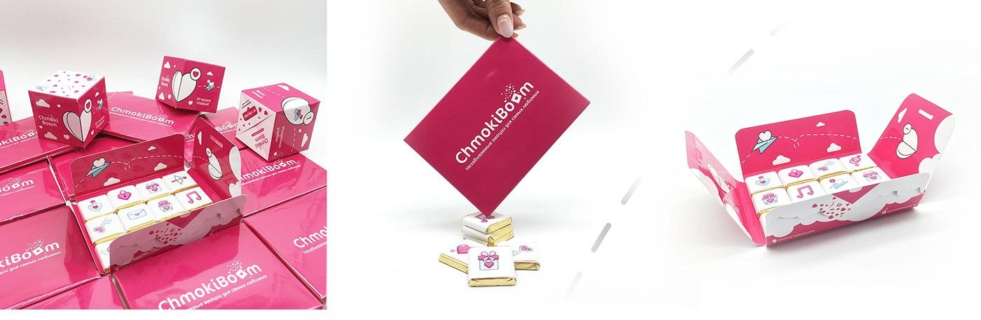 Этикетки и коробки ChmokiBoom