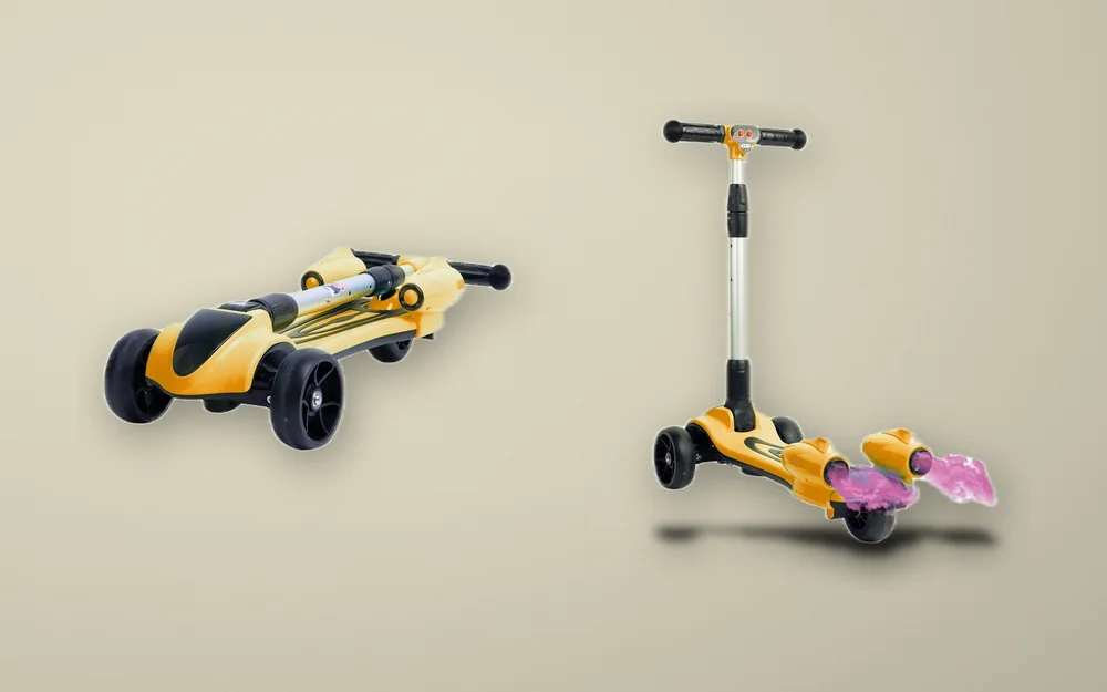 Самокаты Könen Spray Scooter — два ракурса