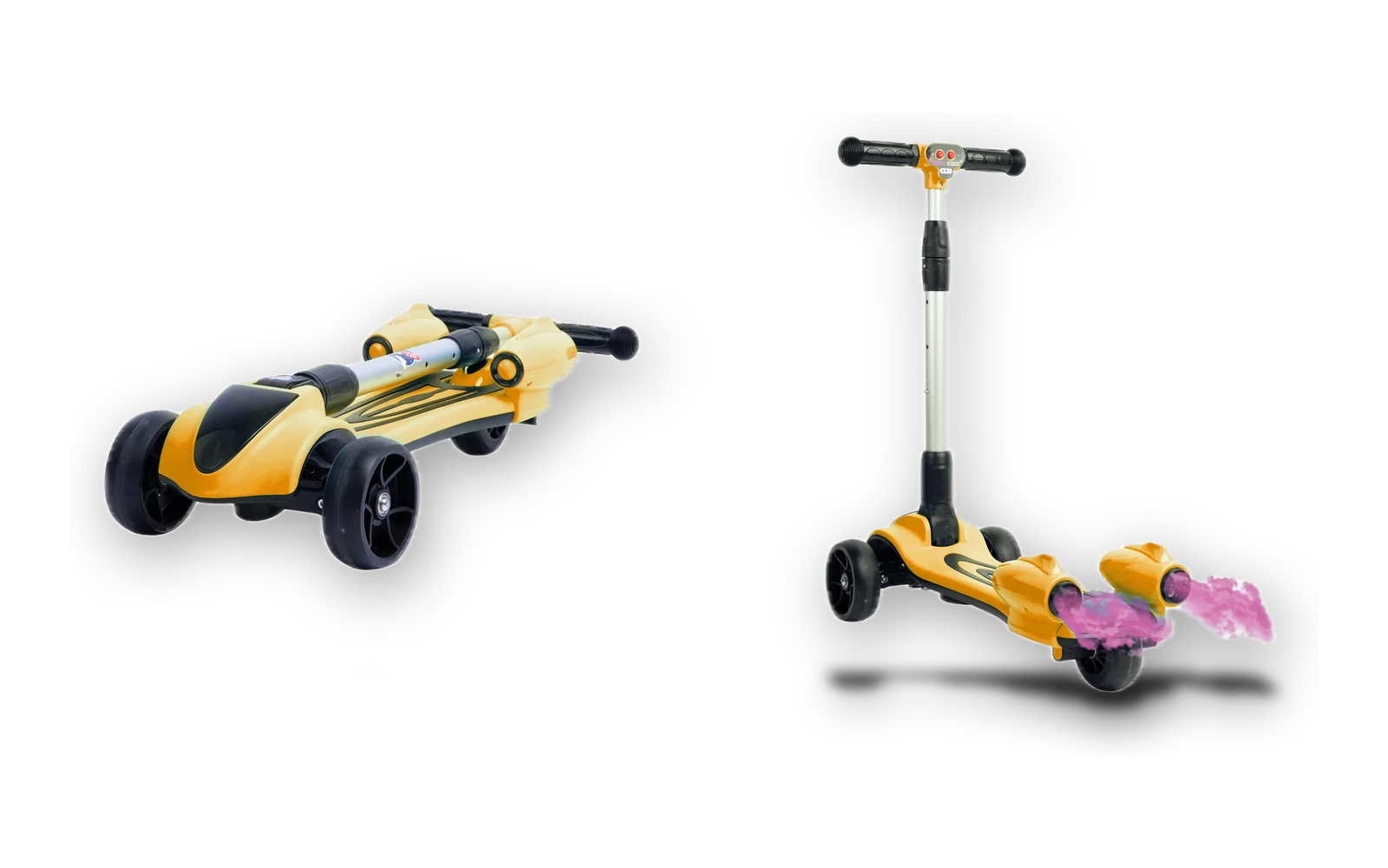 Самокаты Könen Spray Scooter — два ракурса