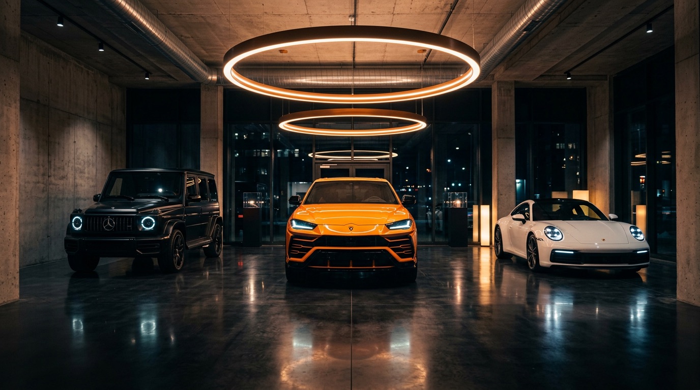 Шоурум с премиальными автомобилями