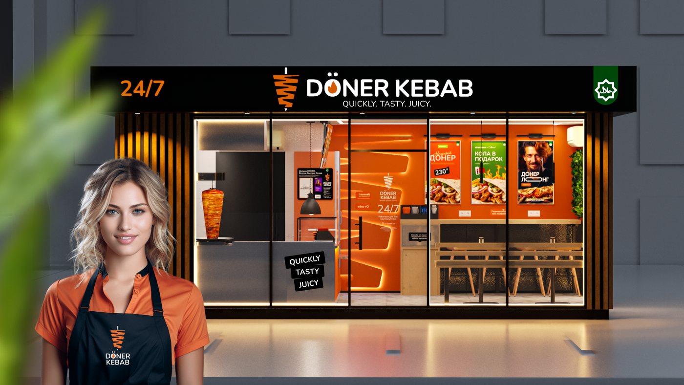 Точка Doner Kebab — рендер