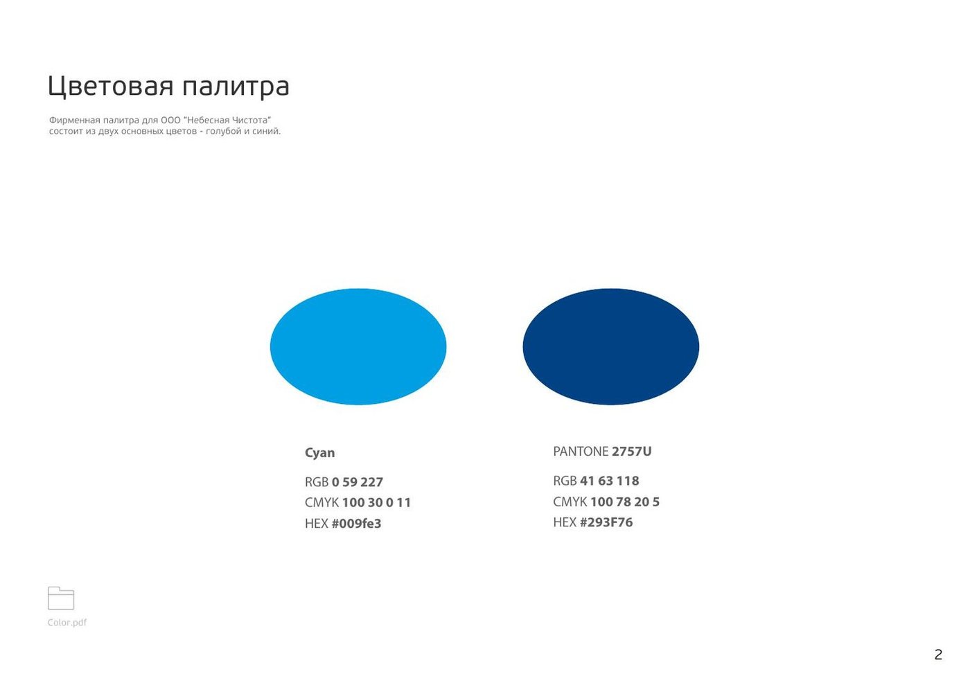 Фирменный стиль SkyClean