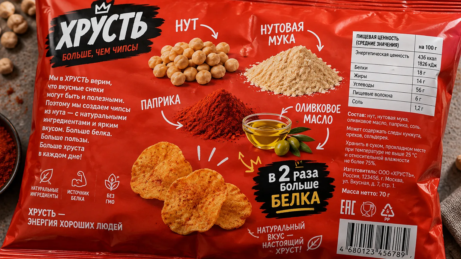 Хрусть — состав