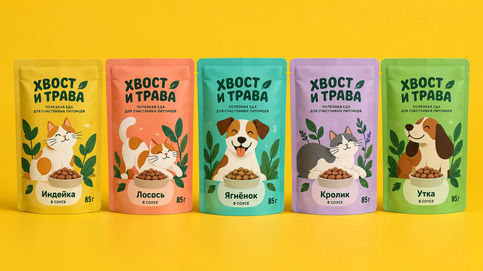 Хвост и трава — линейка