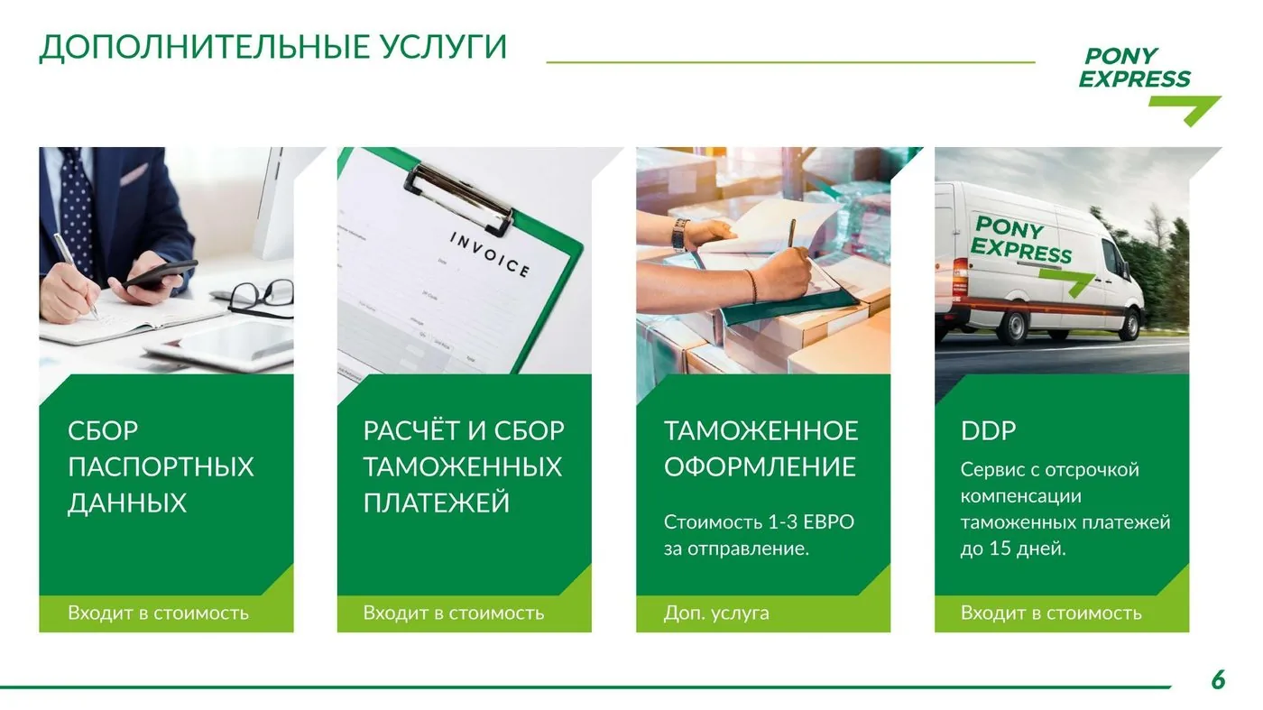 Дополнительные услуги